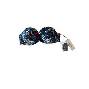 Calvin Klein Molded Ruched Underwire Bikini Size M‎ NWT $78